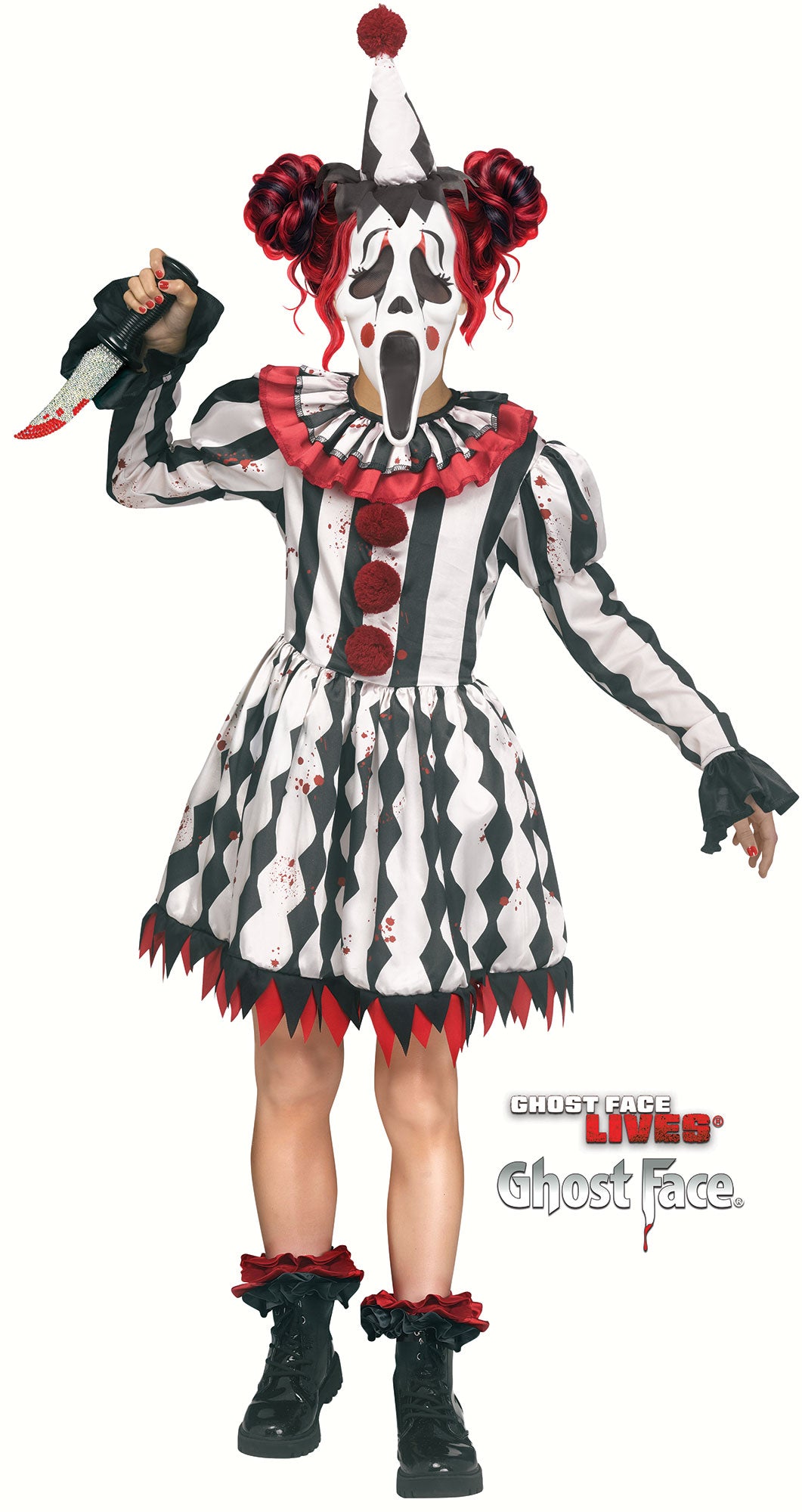 Costume Arlequin Ghost Face – Enfant TG (14-16)