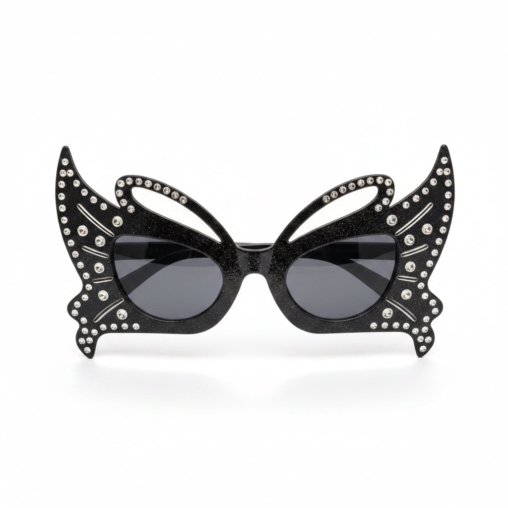 Lunettes papillon noires