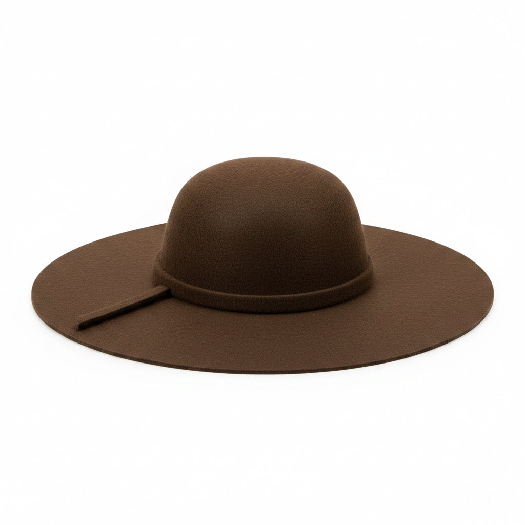 70's Bohemian hat - Brown