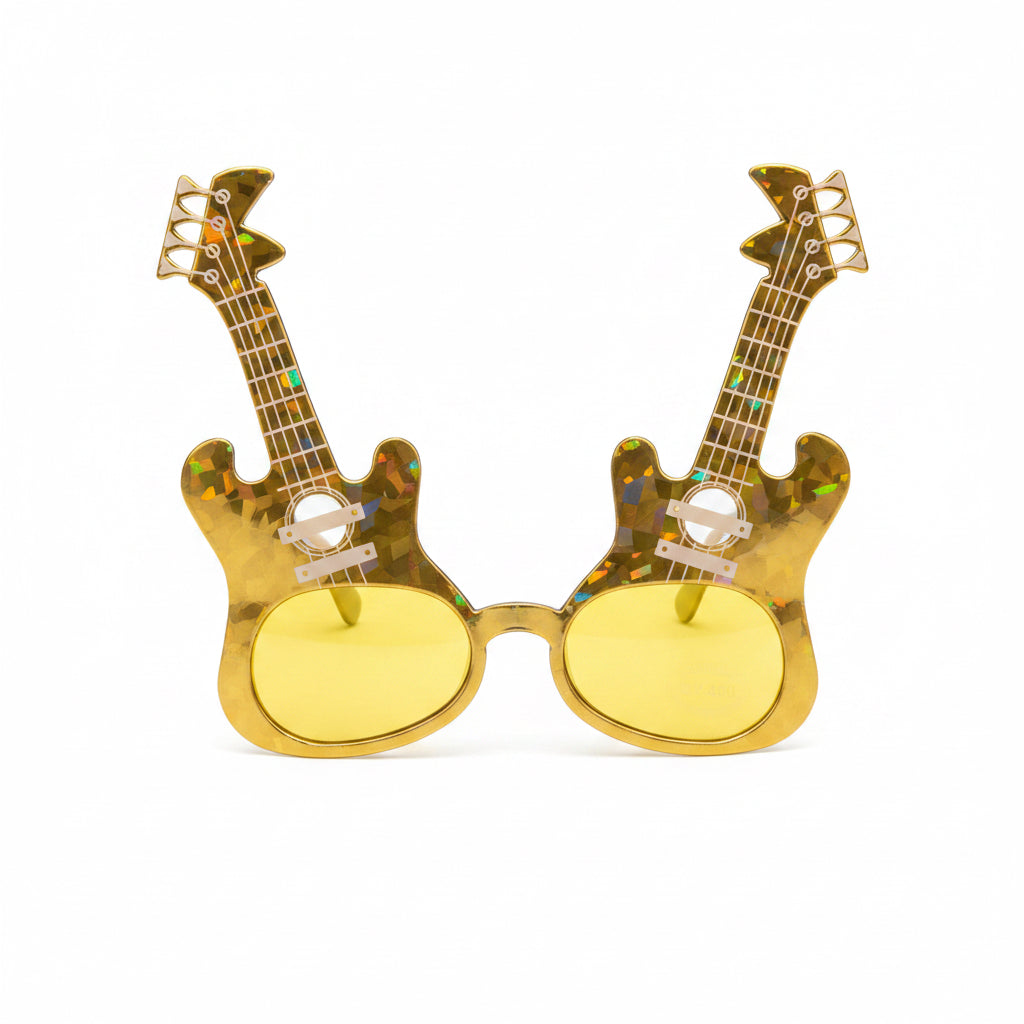 Lunettes guitare pailletées
