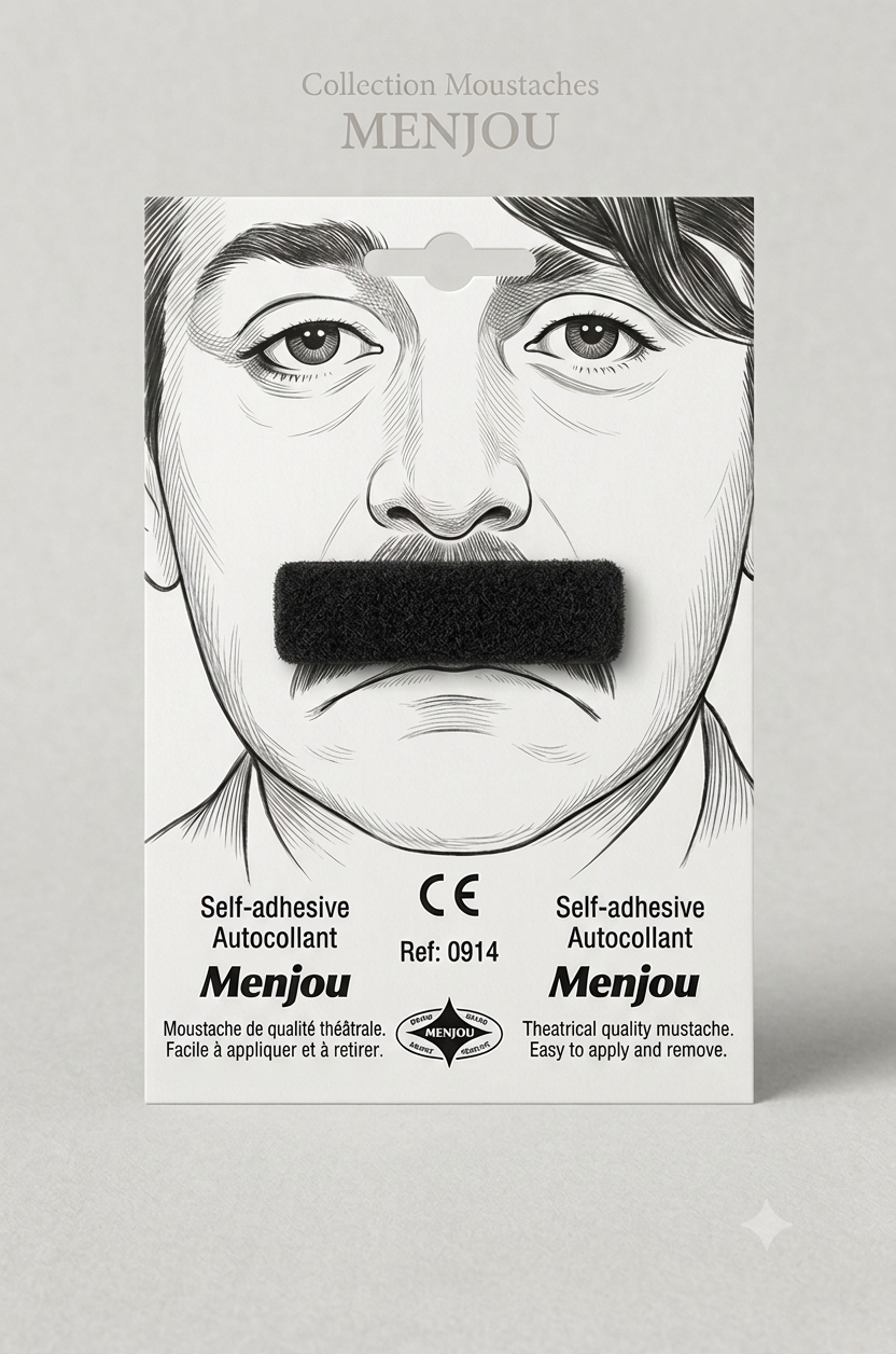 Moustache Menjou Brune