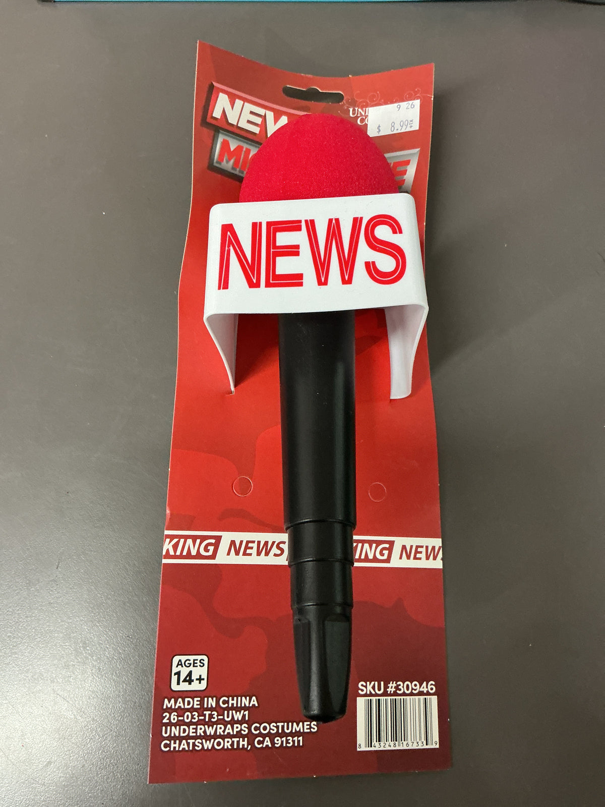 Microphone de journaliste