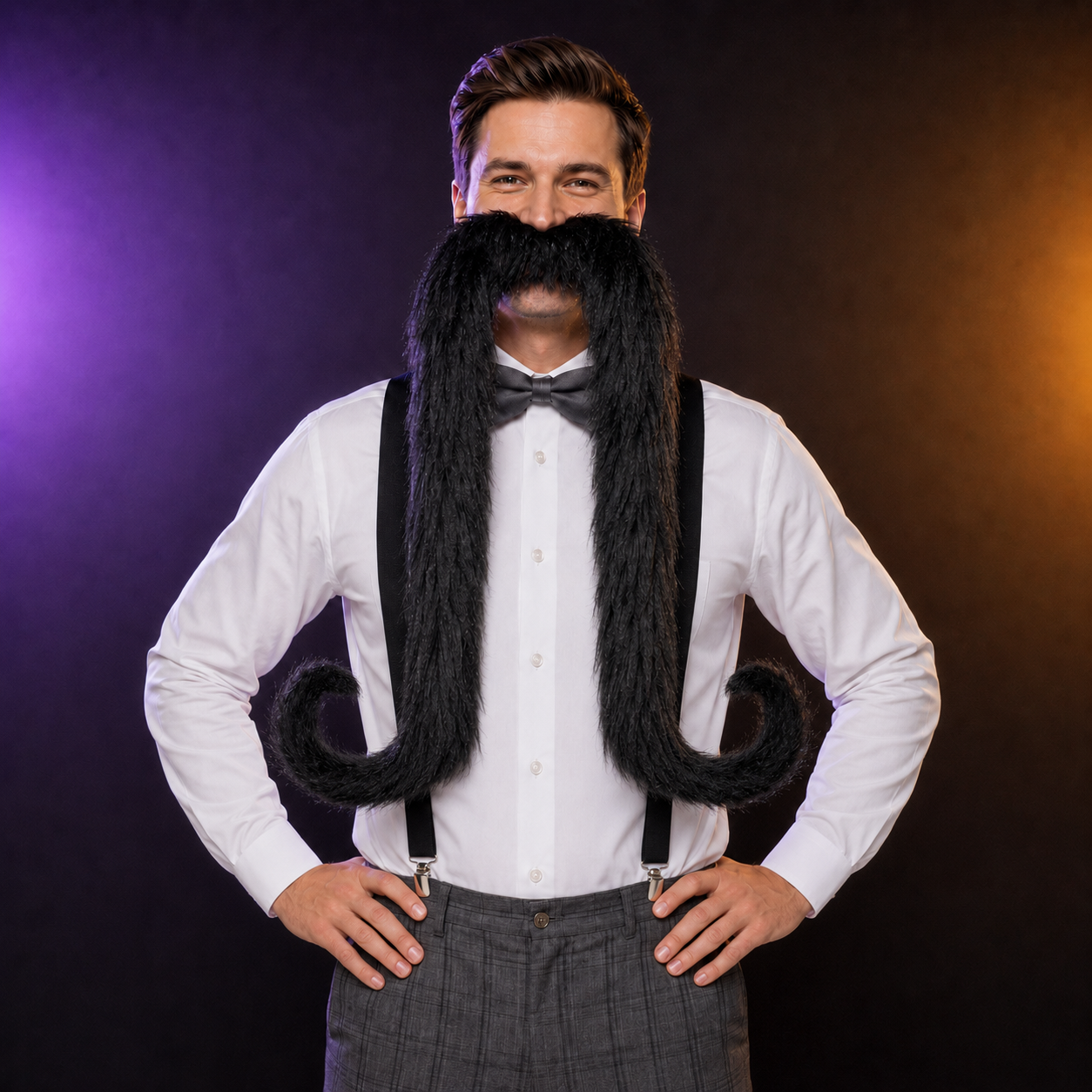 Super Moustache 60 Po Noir