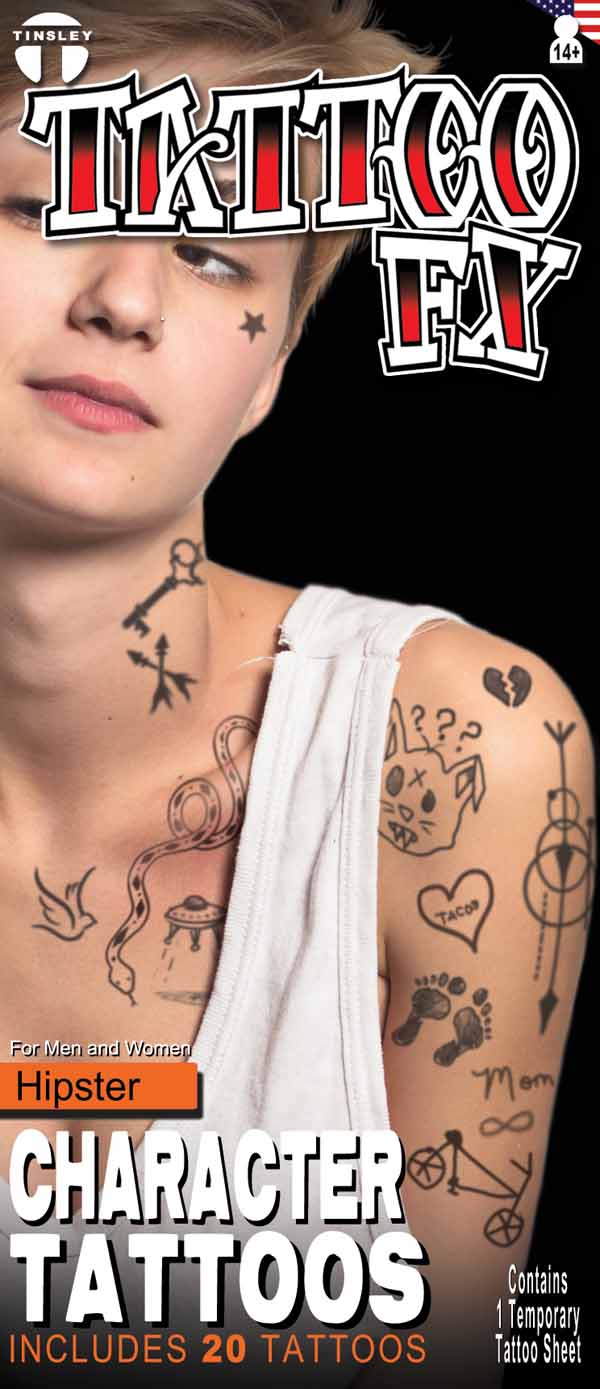 Tatouage Personnage Hipster
