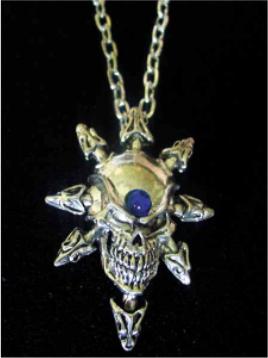 Collier tête de mort