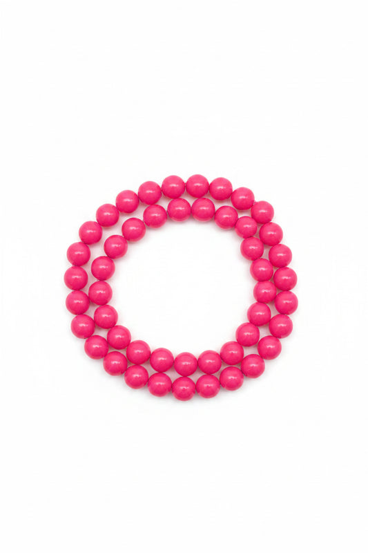 Collier rose Pop Art