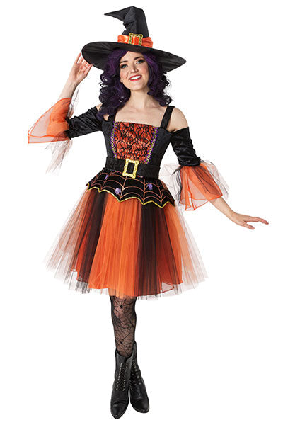 Costume sorcière glamour enchantée adulte