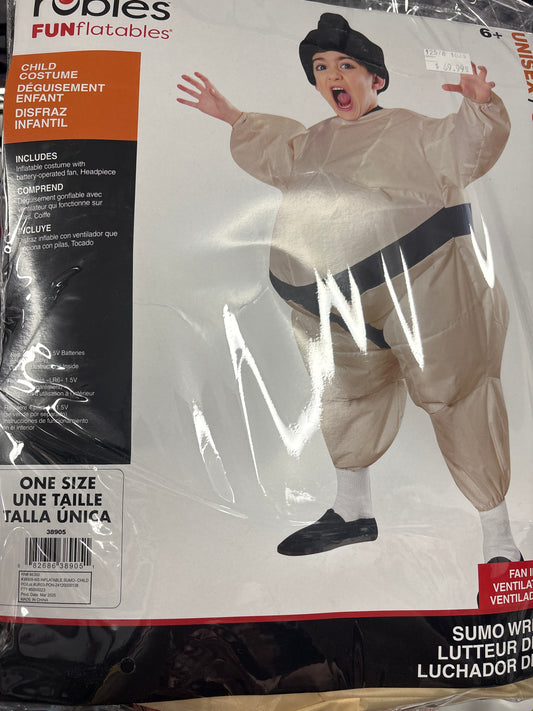 Costume de sumo gonflable enfant