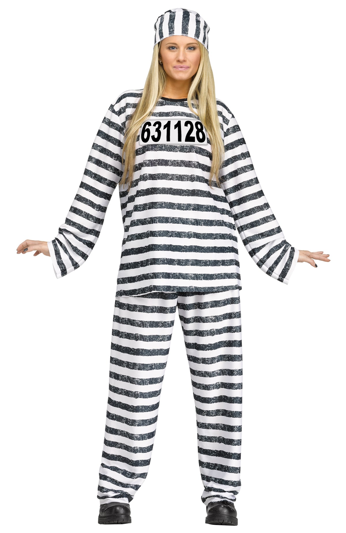Costume Prisonnière Jailhouse Honey – Femme taille unique (4-14)