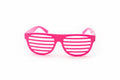 Lunettes néon rose