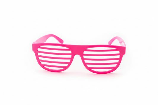 Lunettes néon rose