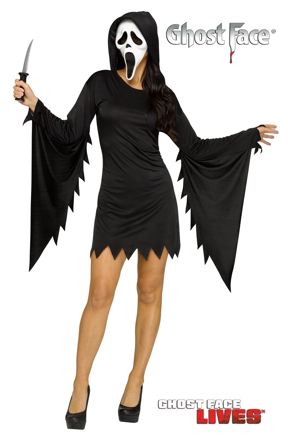 Costume Ghost Face Glamour femme – Adulte P/M (2-8)