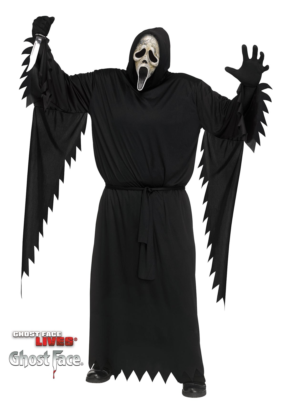 Costume Ghost Face vieilli Scream VI – Adulte taille plus