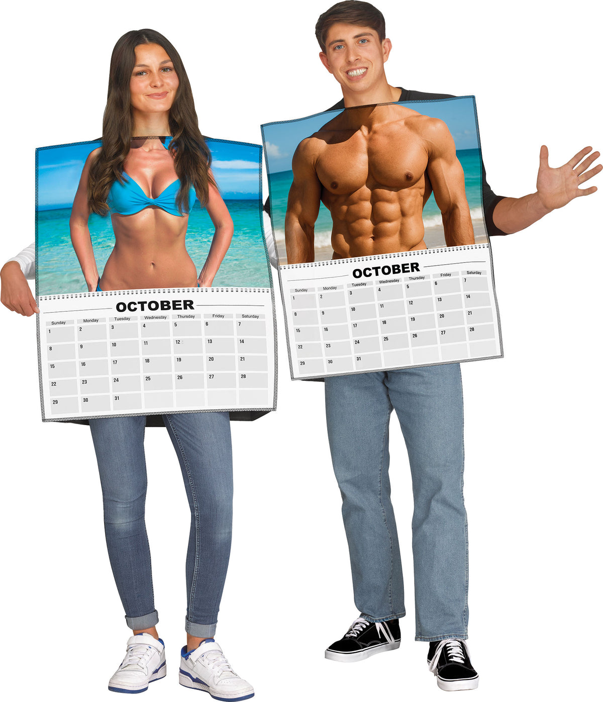 Costume Calendrier sexy (couple) – Adulte