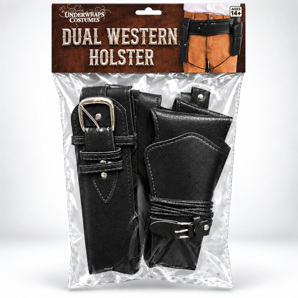 Étui de cowboy double – brun