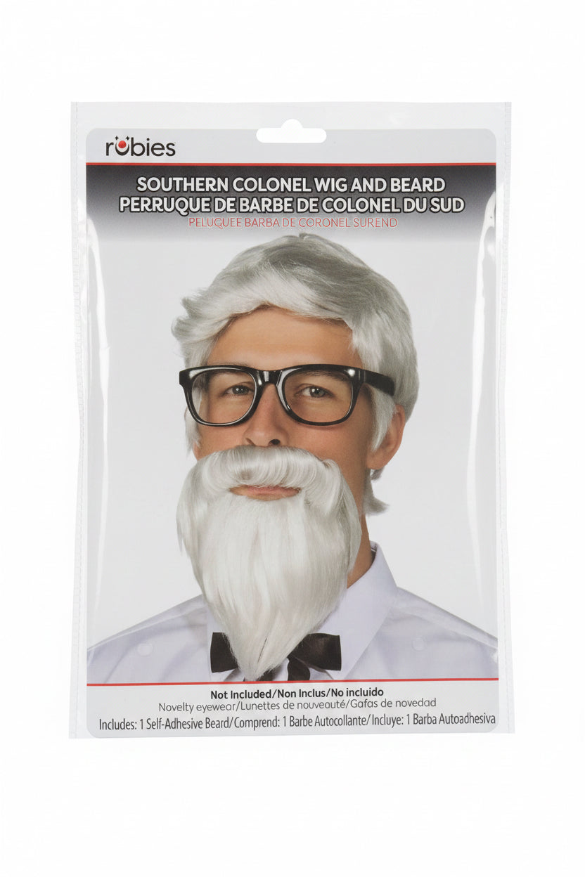 Wig And Beard Southern Colonel