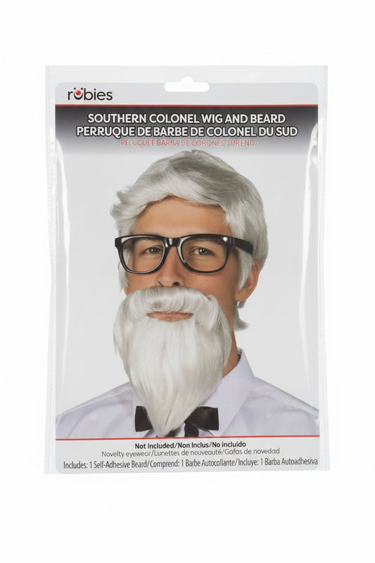 Wig And Beard Southern Colonel