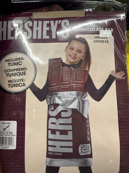 Costume tablette de chocolat Hershey enfant