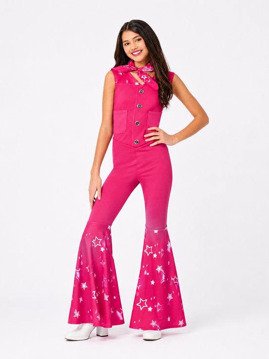 Costume western rose junior(Barbie)