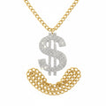 Collier symbole dollar
