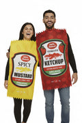 Moutarde et ketchup costume pour 2 personnes