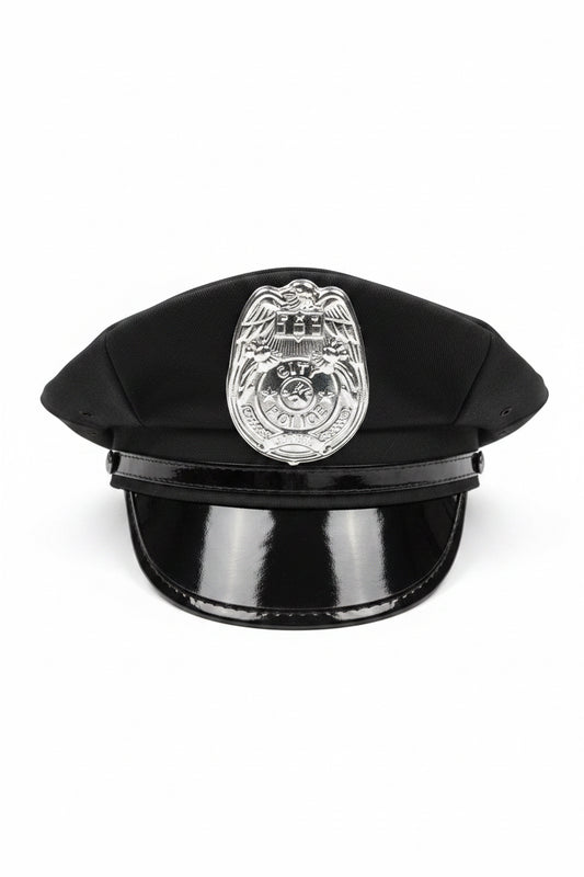 Chapeau de police noir