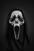 masque ghost face chrome argenté adulte