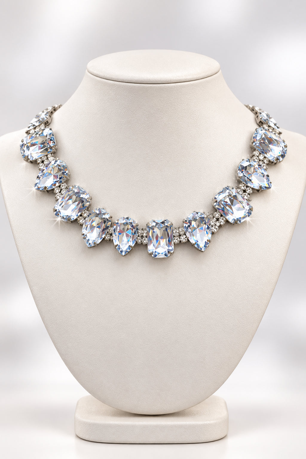 Collier faux diamants