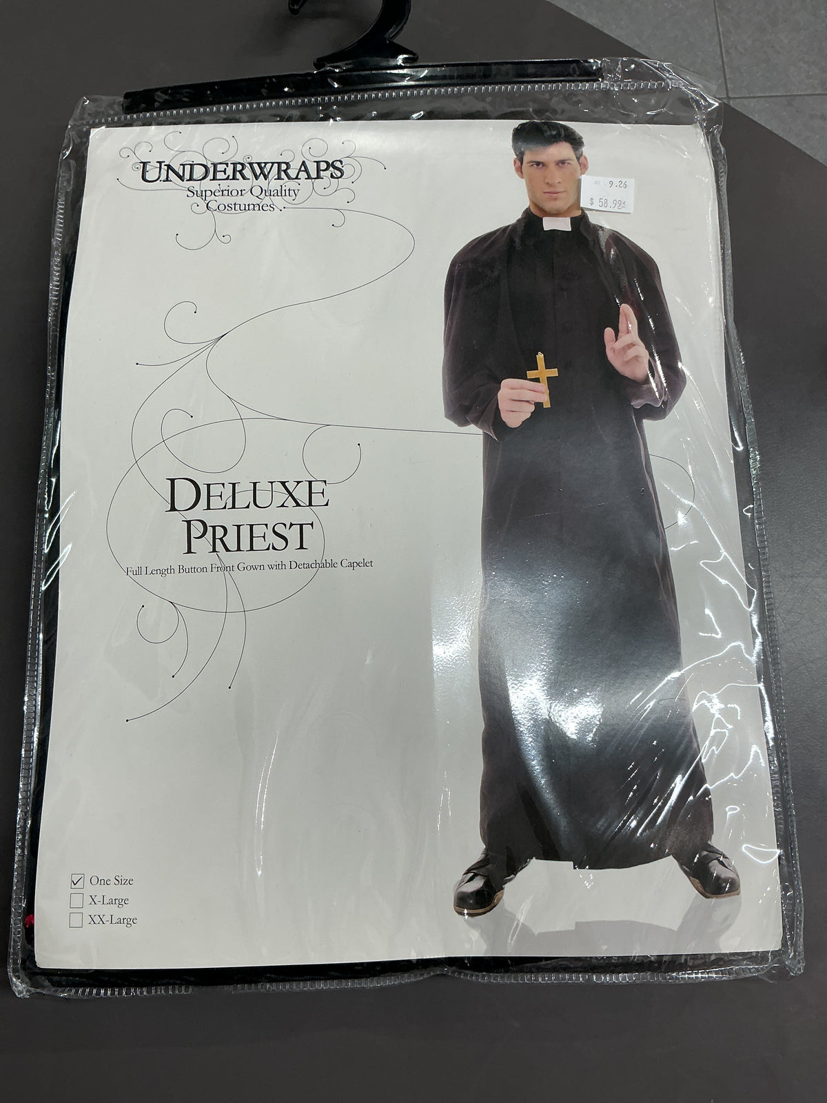 Costume de prêtre de luxe adulte