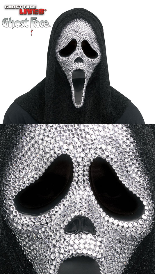 Masque Ghost Face Bling – Adulte