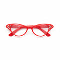 Lunettes strass rouges