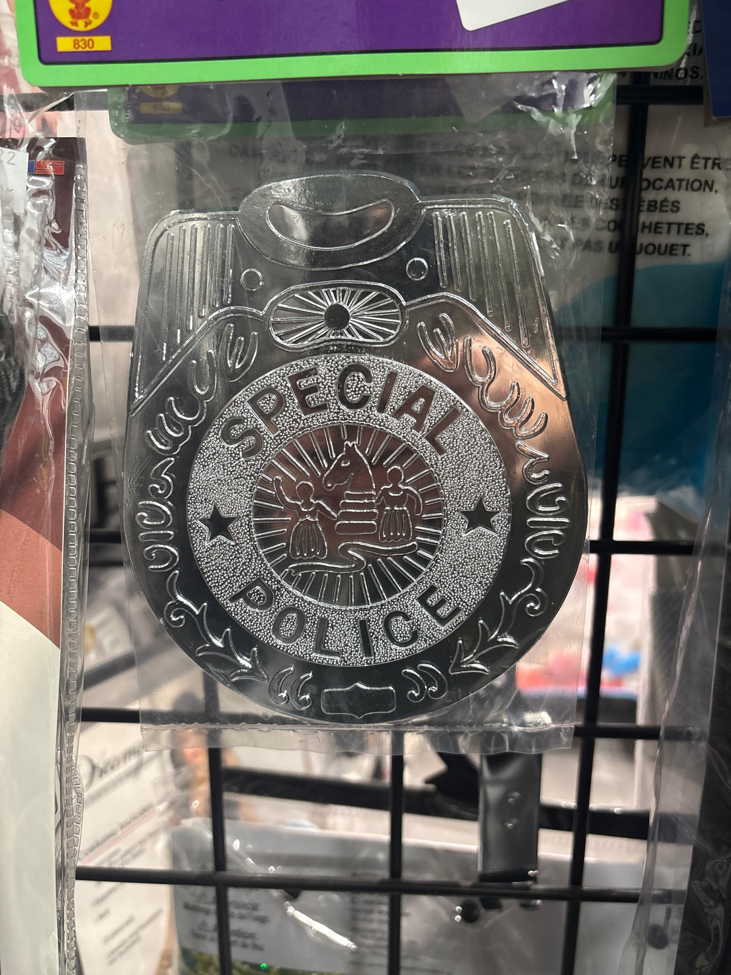 Badge de police géant