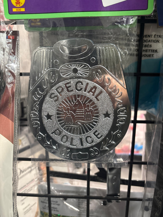 Badge de police géant