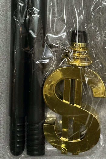 Canne de pimp signe de dollar