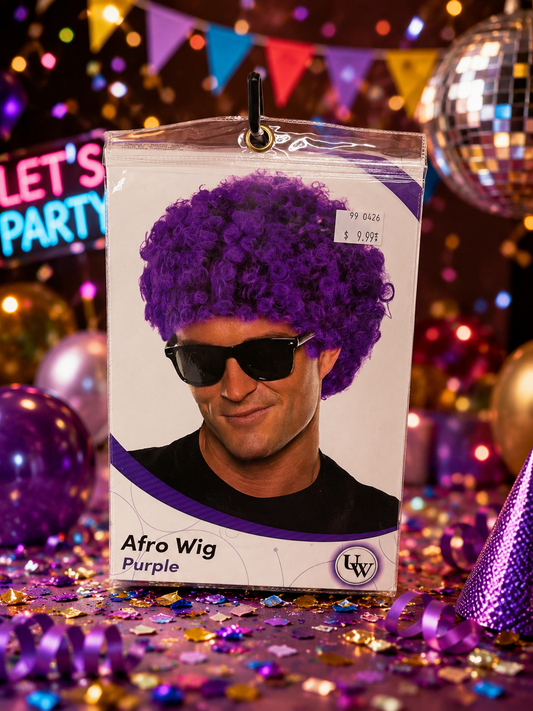 Perruque Afro wig plusieurs choix couleur: rouge, bleu, vert, rose, mauve