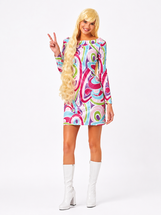 Costume robe et perruque style Barbie (Barbie)
