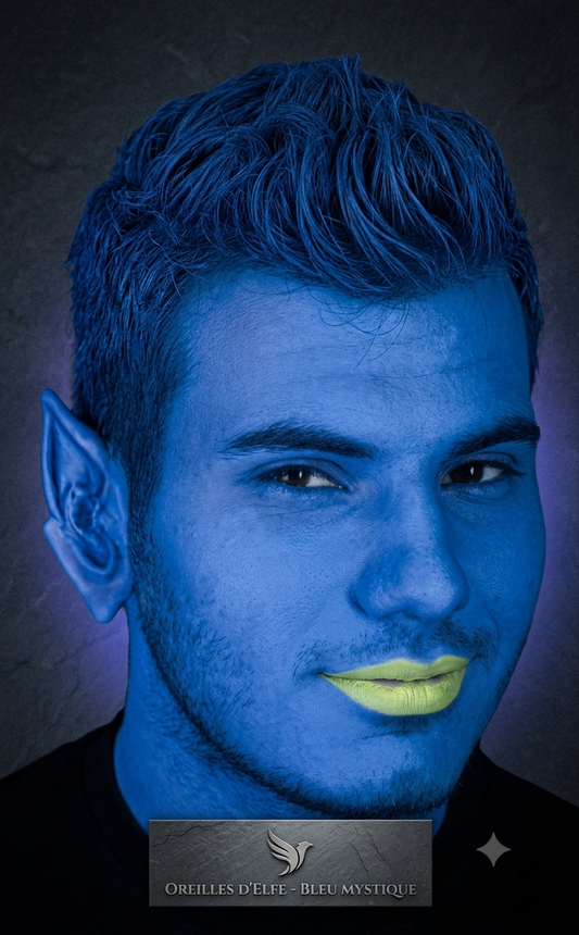 Oreilles d'extraterrestre bleues – Accessoire Halloween