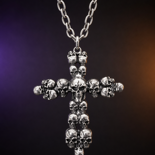 Collier Crane et Croix