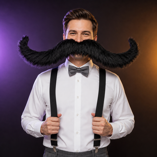 Super Moustache 20 Po Noir