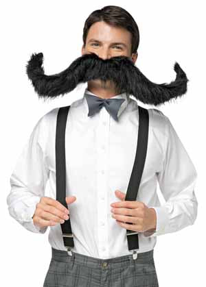 Super Moustache 30 Po Noir