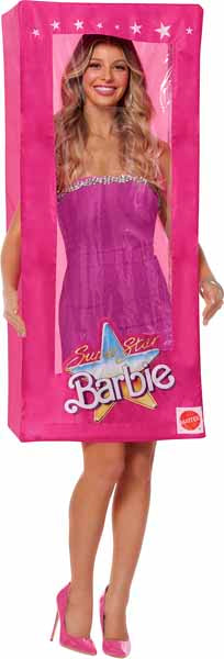 Costume Adulte Barbie Box — Taille Unique