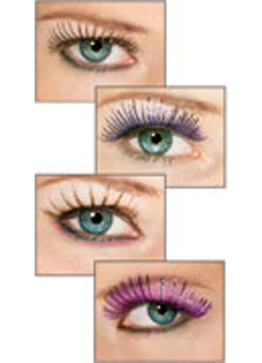 Faux cils pailletés noir/or