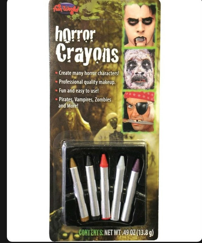 Crayons de Maquillage 5/PAQ Couleurs D'horreur