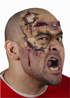 Ensemble Frankenstein 3 Pièces – Kit Accessoires Costume Halloween