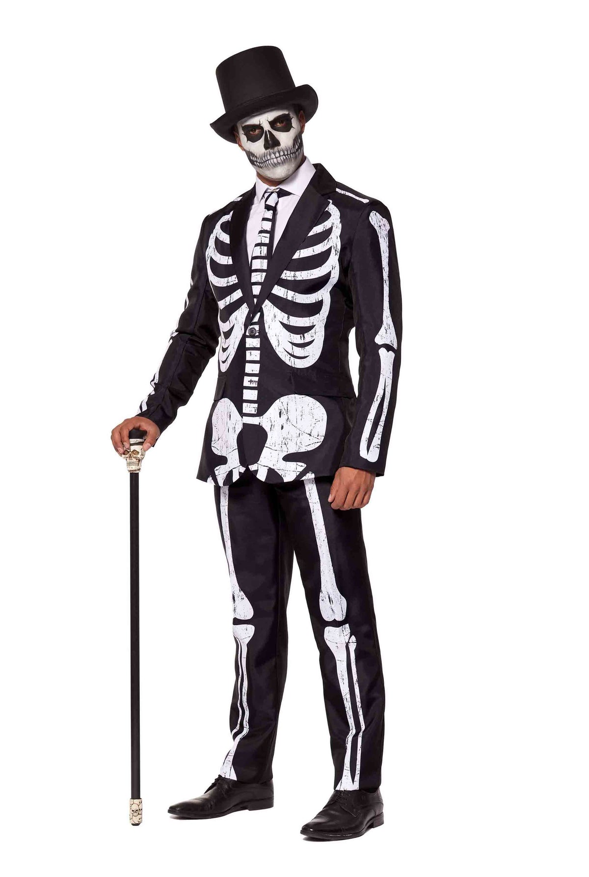 Costume Suitmeister Squelette Grunge noir – Homme