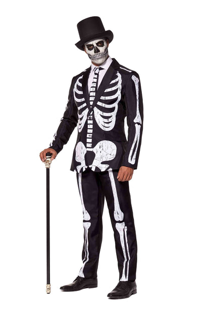 Costume Suitmeister Squelette Grunge noir – Homme