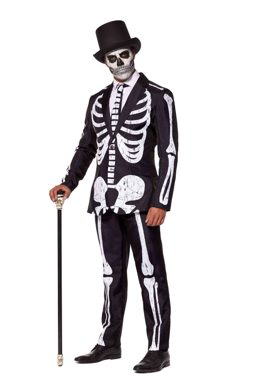 Costume Suitmeister Squelette Grunge noir – Homme