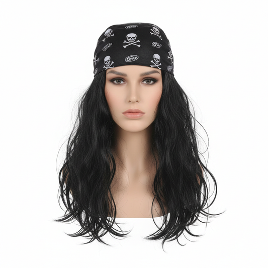 Perruque de Pirate avec Bandana